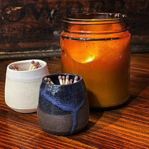 Ceramic Matchstick Holder Candle & Oil Warmers Wooly Beast Naturals