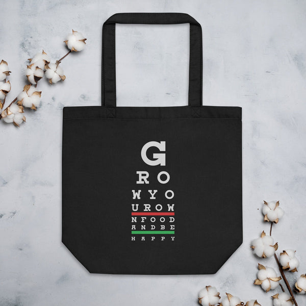 Eye Chart Eco Tote Bag