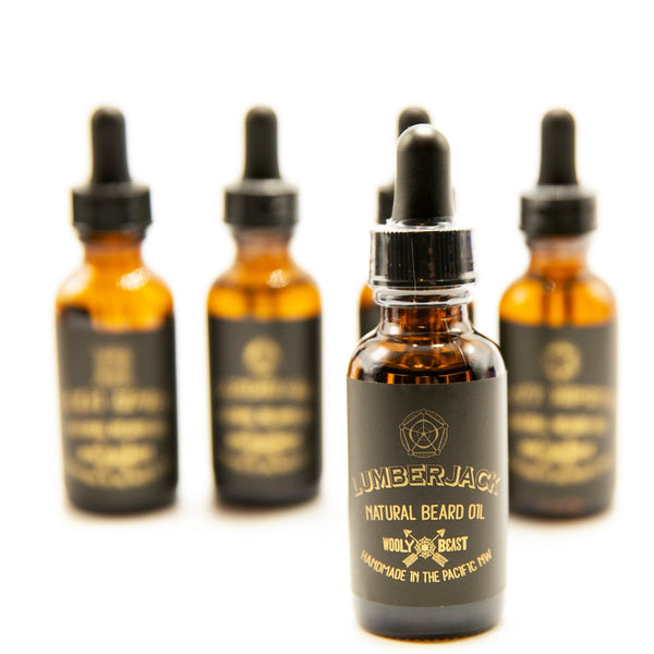 LUMBERJACK Beard Oil | Pine & Cedarwood Beard Oil Wooly Beast Naturals