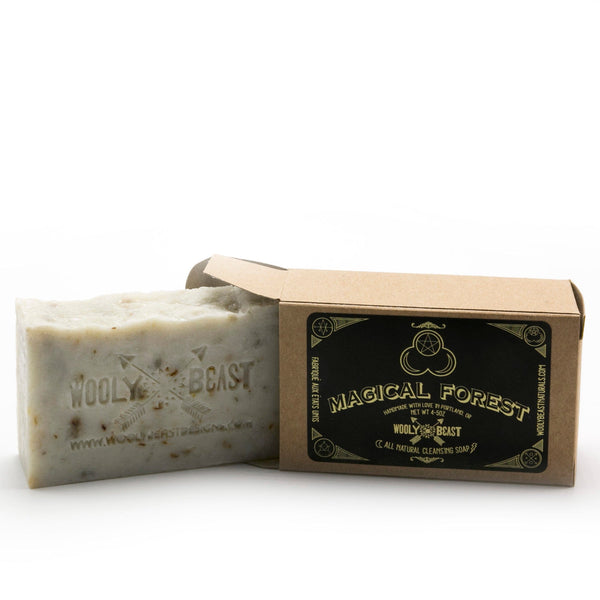 MAGICAL FOREST Natural Soap | Rain, Moss, Woodsy Soap Wooly Beast Designs