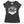 Load image into Gallery viewer, portland oregon womens tee in black on white background hexagon design shows mt hood and douglas fir trees and cannabis plants by wooly beast