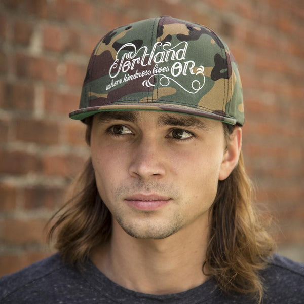 Portland, Oregon Trucker Hat by Wooly Beast hats Wooly Beast Naturals