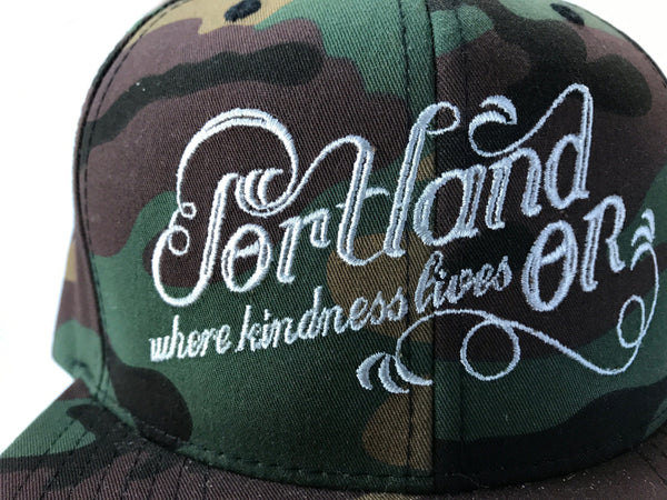 Portland, Oregon Trucker Hat by Wooly Beast hats Wooly Beast Naturals