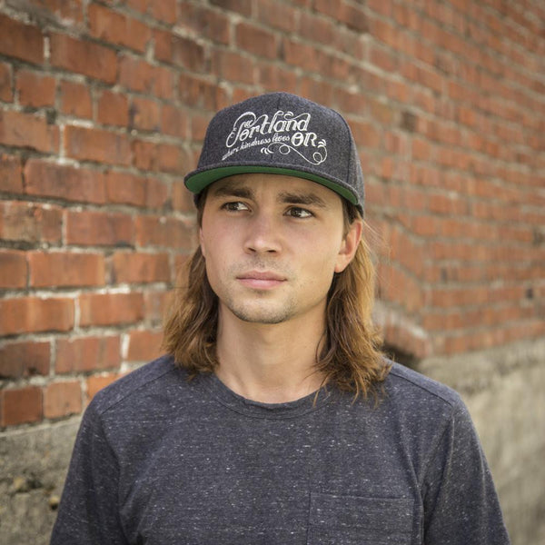 Portland, Oregon Trucker Hat by Wooly Beast hats Wooly Beast Naturals