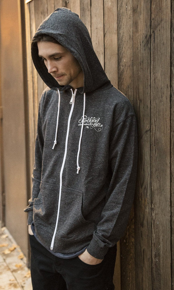 Portland, Oregon Where Kindess Lives Hoodie by Wooly Beast hoodie Wooly Beast Naturals LARGE