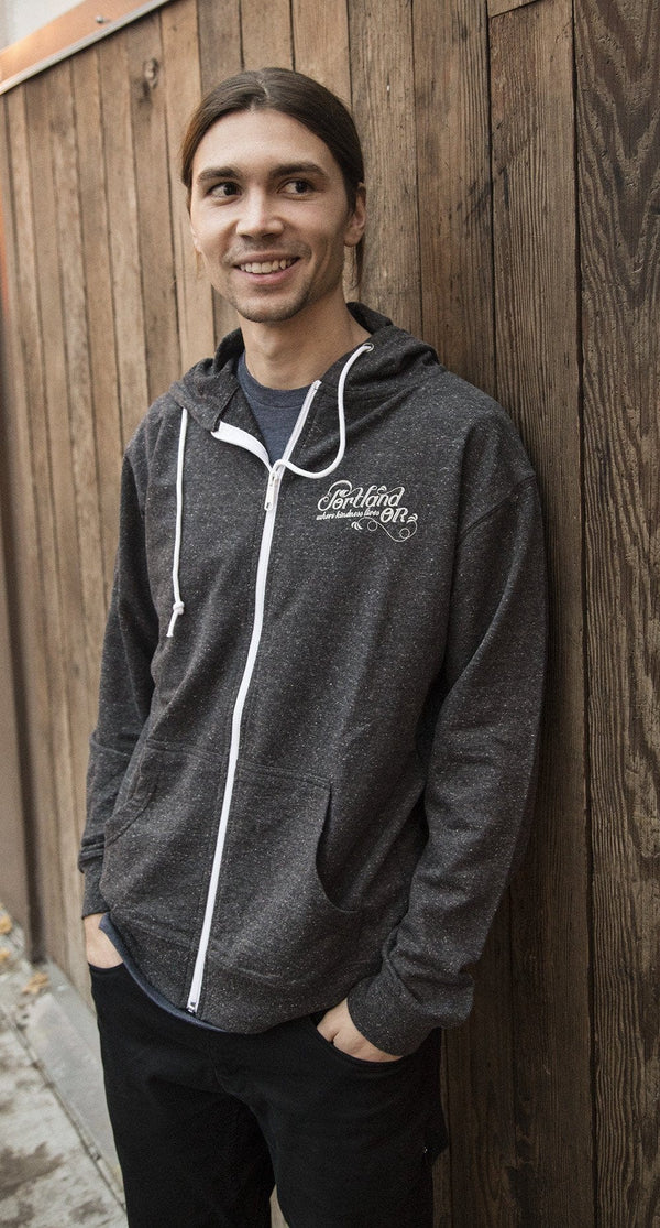 Portland, Oregon Where Kindess Lives Hoodie by Wooly Beast hoodie Wooly Beast Naturals MEDIUM