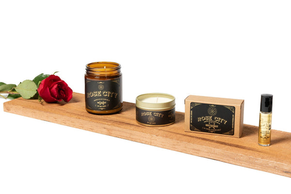 ROSE CITY | Fresh Cut Roses | Soy Candle Candle Wooly Beast Naturals