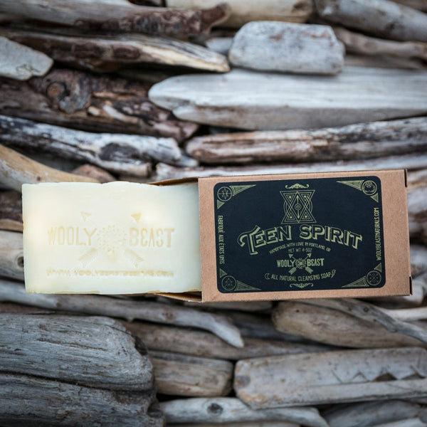 TEEN SPIRIT Natural Soap | Patchouli, Amber, Tobacco Soap Wooly Beast Naturals