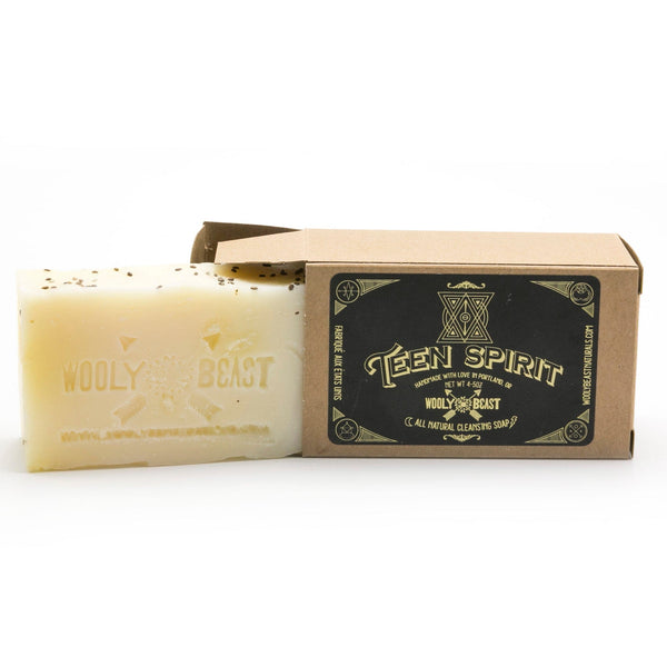 TEEN SPIRIT Natural Soap | Patchouli, Amber, Tobacco Soap Wooly Beast Naturals