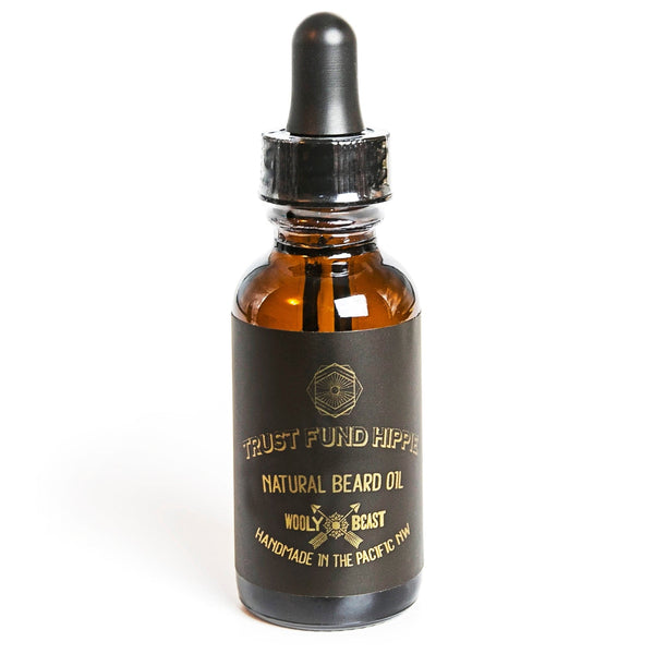 TRUST FUND HIPPIE Beard Oil | Patchouli, Woodsy Beard Oil Wooly Beast Naturals