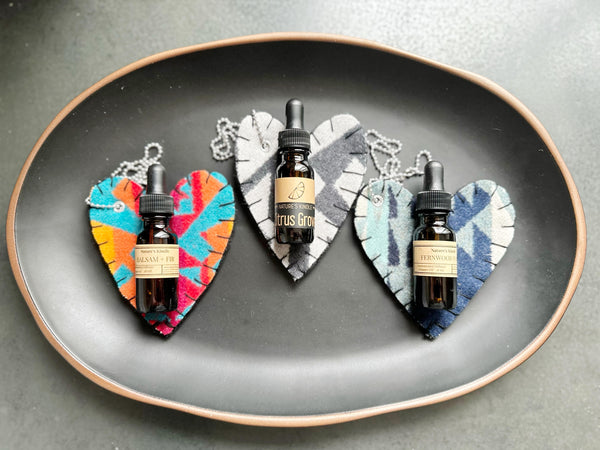 Pendleton® Wool Diffuser Car Scent Set - Hearts