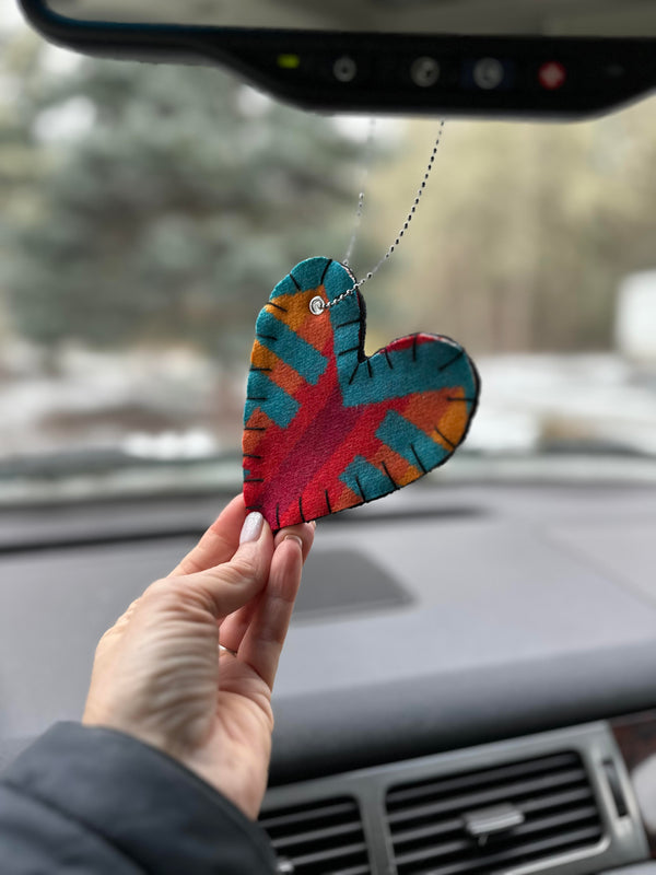 Pendleton® Wool Diffuser Car Scent Set - Hearts