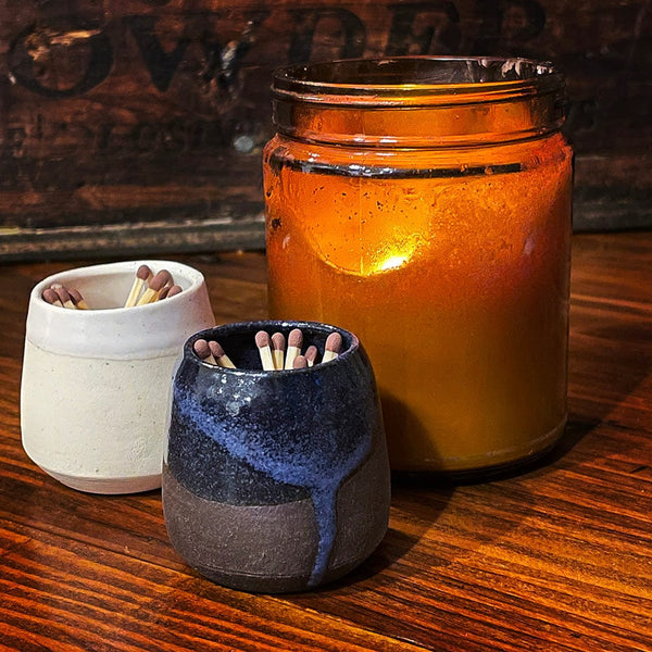 Ceramic Matchstick Holder Candle & Oil Warmers Wooly Beast Naturals 