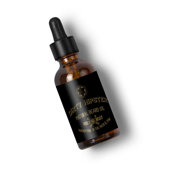 DIRTY HIPSTER Beard Oil | Patchouli, Leather, Woodsy Beard Oil Wooly Beast Naturals 